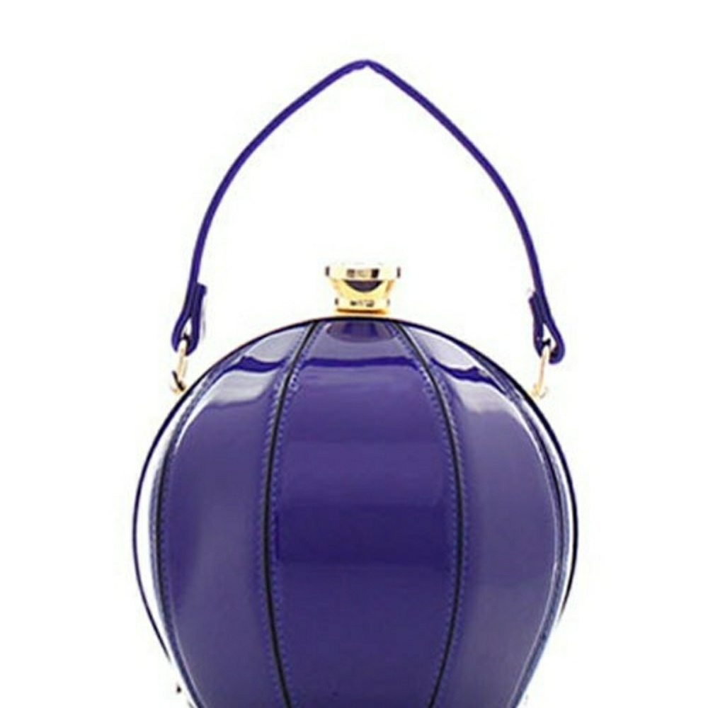 D'ORCIA Royal blue mini basketball purse